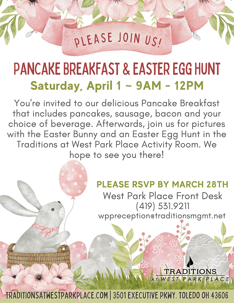 Pancake Breakfast and Easter Egg Hunt